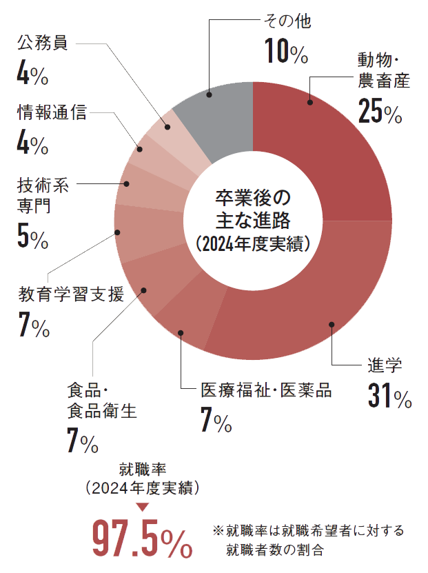 卒業後の進路とその傾向