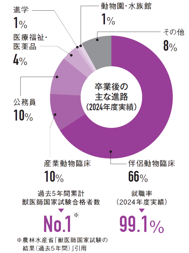 卒業後の進路とその傾向