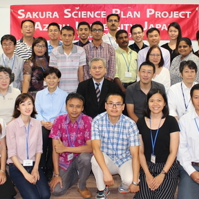 日本・アジア青少年サイエンス交流事業（さくらサイエンスプラン）の修了式を挙行いたしました。　Closing ceremony of the Japan-Asia Youth Exchange Program in Science 2017 (Sakura Science Plan) at Azabu University