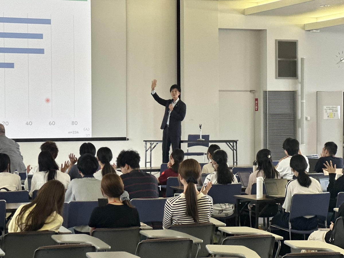 鈴木農林水産大臣が来学されました