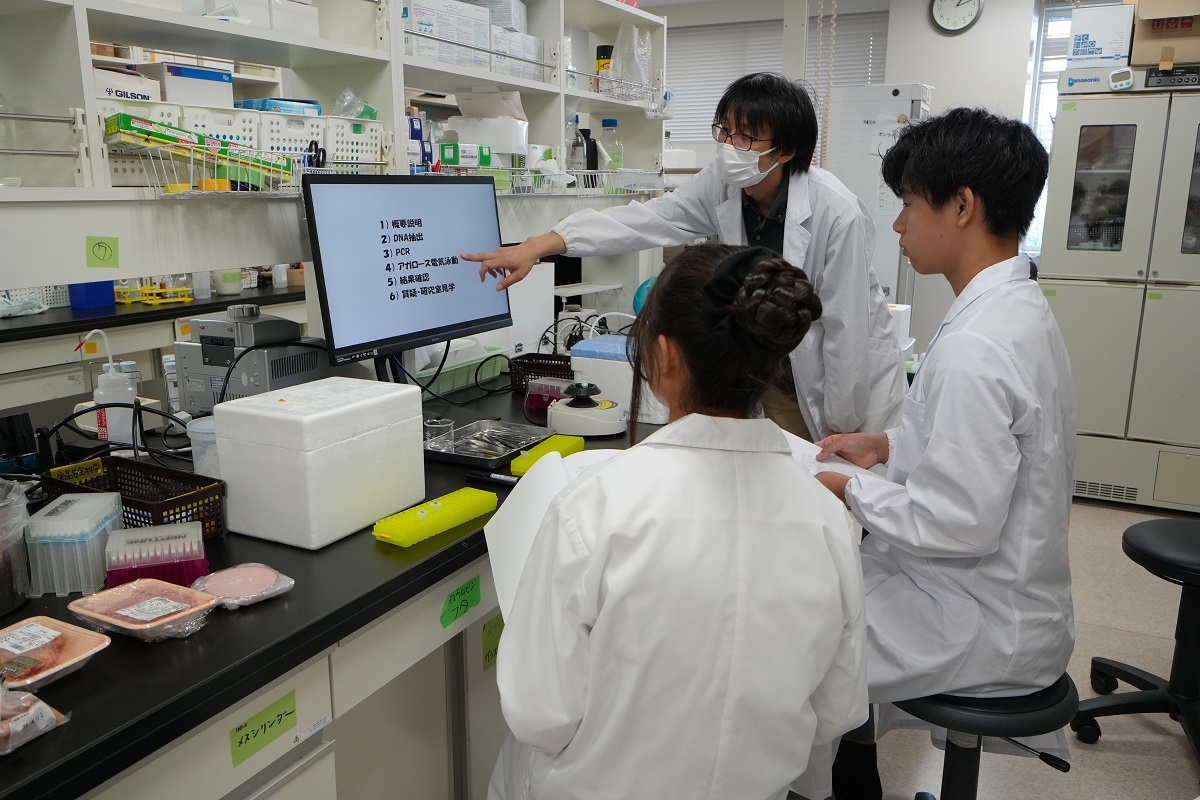 夏休み研究室体験＿食品生命科学科