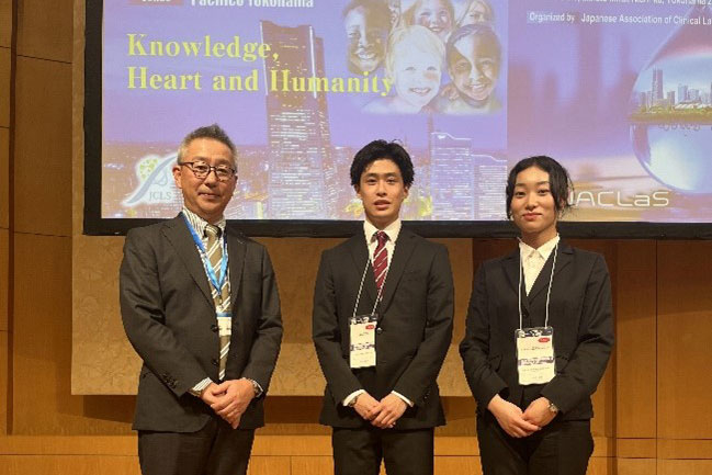 麻布大学大学院生と学部生が日本医療検査科学会第56回大会で受賞
