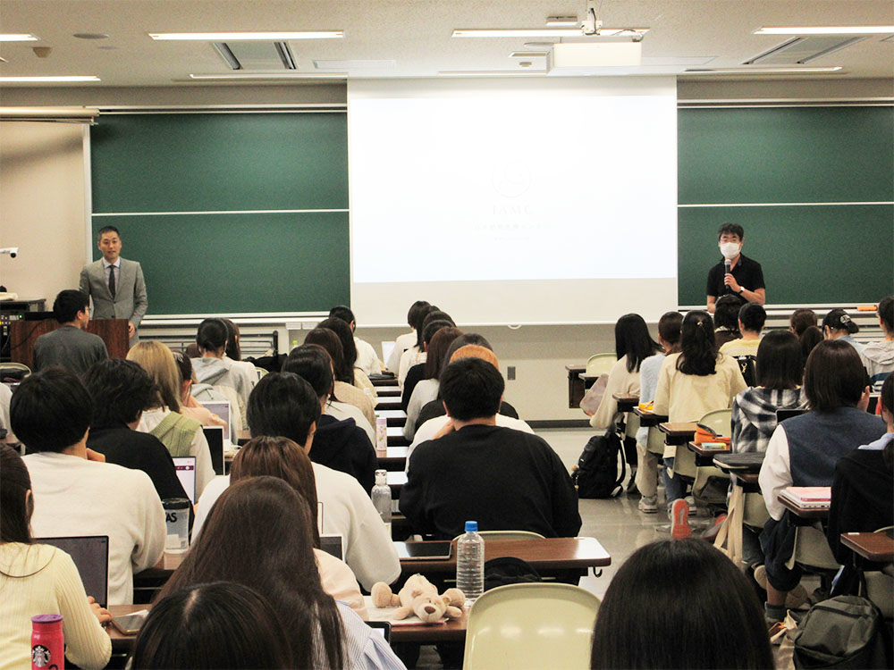 JAHA副会長が獣医学科に講演