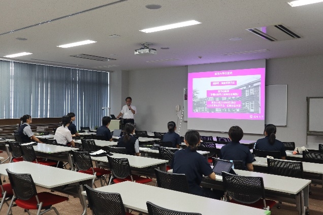桐蔭横浜清風高校の生徒が来校