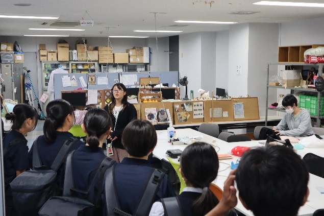 桐蔭横浜清風高校の生徒が来校