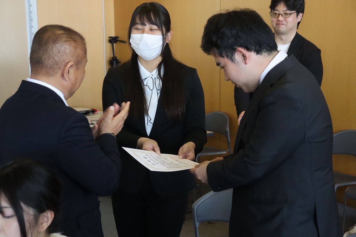 地域活動・市民活動ボランティア認定証書授与式