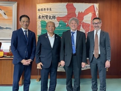 麻布大学が相模原市長を表敬訪問