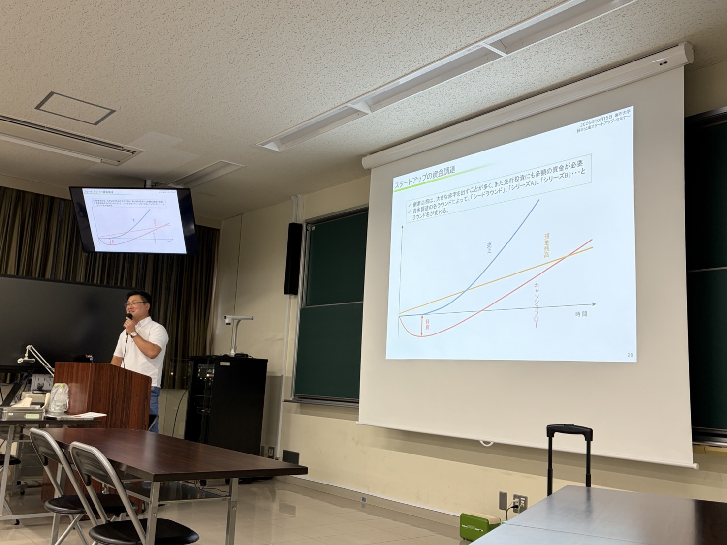 生命・環境科学部食品生命科学科の授業「食と健康のアントレプレナーシップ・同演習