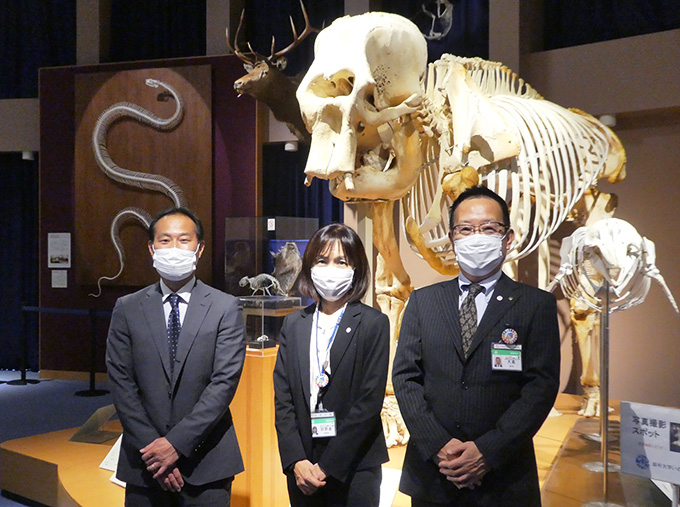 相模原市中央区長がいのちの博物館に来館